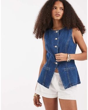 Vero Moda Gilet - Blu