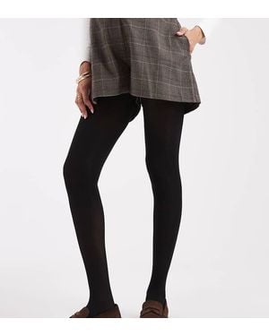 ASOS Medias Negras De Corte Mejorado Con 50 Deniers De Asos Design Maternity - Negro