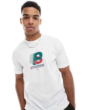 Paul Smith Regular Fit Athletic Logo T-Shirt - White