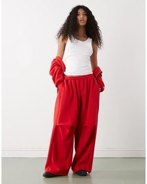 Collusion Xl baggy Trackies - Red
