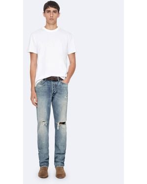 AllSaints Hale kurzarmshirt mit rundhalsausschnitt - Weiß