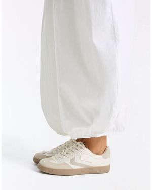 Bershka Retro Trainers - White