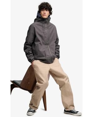 Bench x Superdry & Co Hooded Ripstop Jacket - Grey