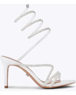 Carvela Kurt Geiger Spiral 80 Heeled Sandals - White