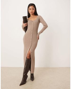 Abercrombie & Fitch Halter Neck Elevated Jersey Knot Front Maxi Dress in Red | Lyst Abercrombie & Fitch Halter Neck Elevated Jersey Knot Front Maxi Dress in Red | Lyst