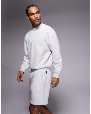 4505 Icon Rest Day Heavyweight 440gsm Cotton 18cm Sweat Shorts - Grey
