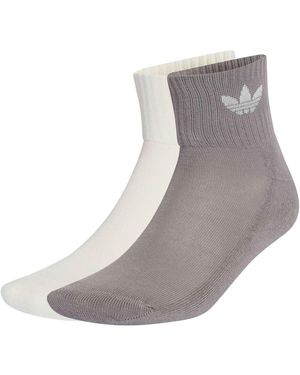 adidas Originals X Molly-mae Trefoil 2 Pack Socks - Grey