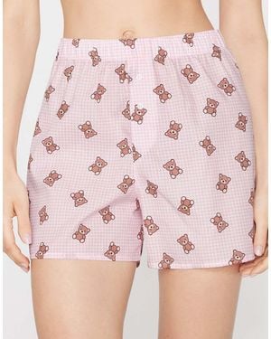 Tezenis Cotton Canvas Shorts - Pink
