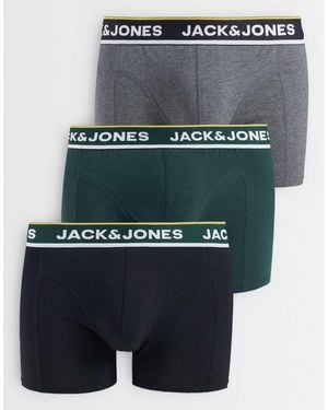 Jack & Jones 3 Pack Of Boxers - Gray
