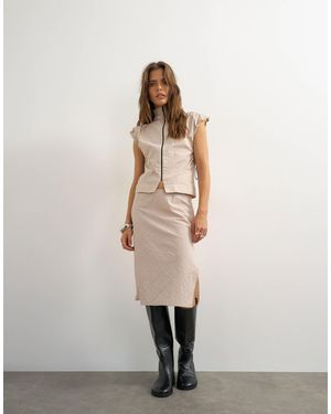 TOPSHOP Kombiteil techy 90s rock - Natur