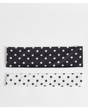 Accessorize Set Van 2 Polkadot Haarbanden - Meerkleurig