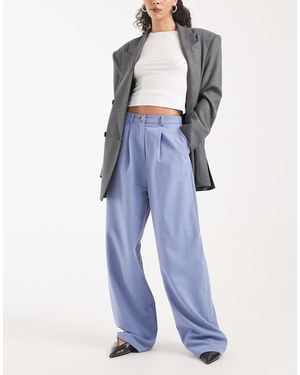 Miss Selfridge Tailored Wide Leg Trouser - Blue