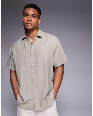 ADPT Oversized Short Sleeve Shirt - Grey