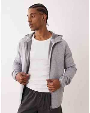 4505 – performance-kapuzenjacke - Grau
