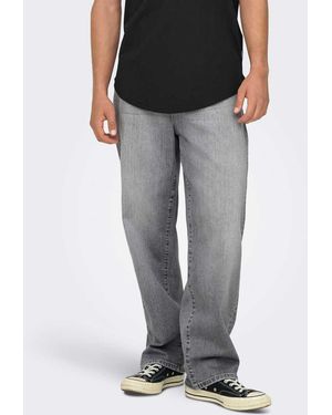 Only & Sons Loose-Fit Jeans - Black