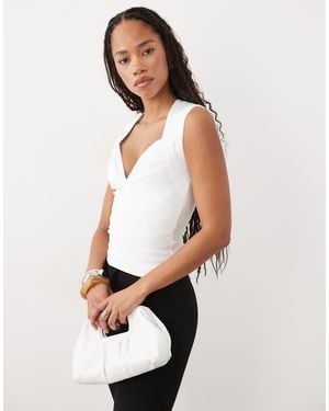 Lioness Top Modellante Bandage - Neutro