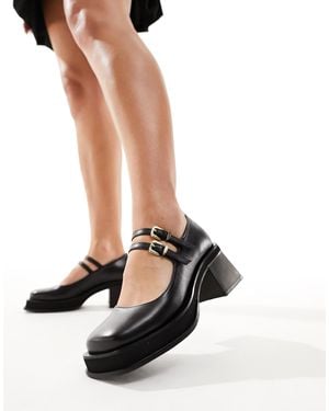 Walk London – liley – mary-jane-schuhe aus leder - Schwarz