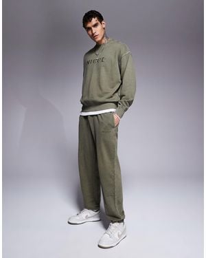 Nicce London Co-Ord Washed Jogger - Gray