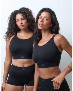 RIEN STUDIO Fuller Bust Conna Bralette Top - Grey