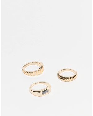 ASOS – multipack ringe - Weiß