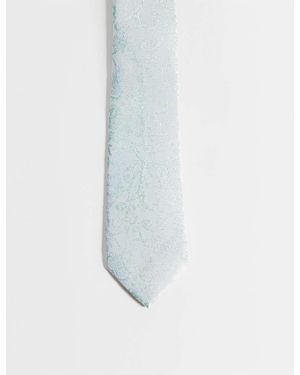 ASOS Floral Tie - White