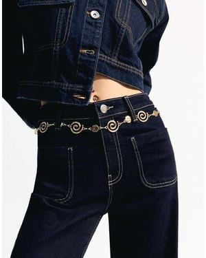 Bershka Kettingriem Met Spiralen - Blauw