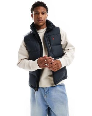 Polo Ralph Lauren Icon Logo Down Puffer Gilet - Blue