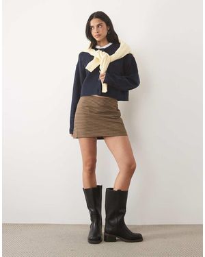 Mango Mini Rok - Naturel