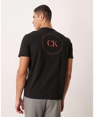 Calvin Klein Back Graphic T-shirt - Black