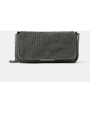 Pull&Bear Strukturierte schultertasche - Grau