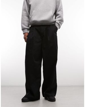 Weekday Oversized Chino Pants - Black