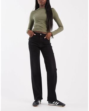 Levi's 723 high-rise straight jeans - Schwarz