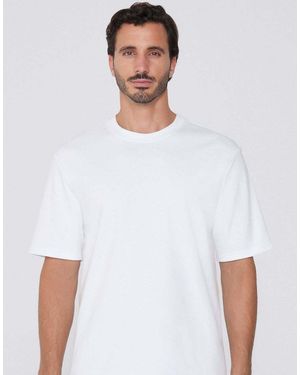 Tezenis 100% Heavy Cotton Round Neck T-Shirt - White