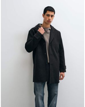 Jack & Jones Wool Coat - Black