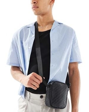 ASOS Borsa A Tracolla Nera - Blu