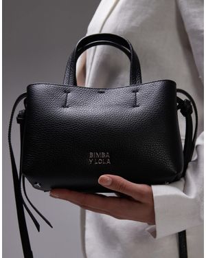 Bimba Y Lola – mini-handtasche aus leder - Schwarz