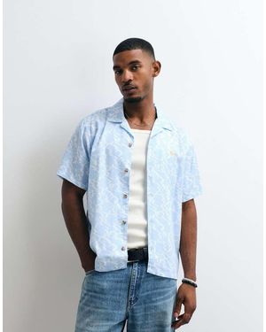 BLKVIS Camicia Coordinata Con Motivo Bagliore - Bianco