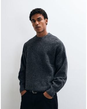 Weekday – pullover aus wollmix - Blau