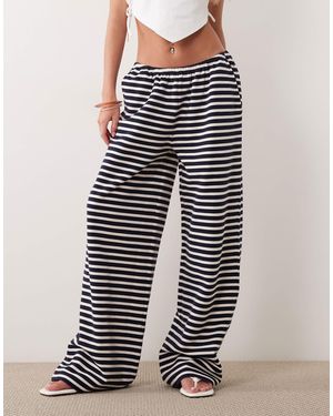 ASOS Knitted Jersey Wide Leg Leg Trouser Co-orc - Multicolor