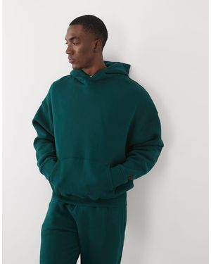 4505 Icon Rest Day Heavyweight 440gsm Cotton Oversized Boxy Hoodie - Grey