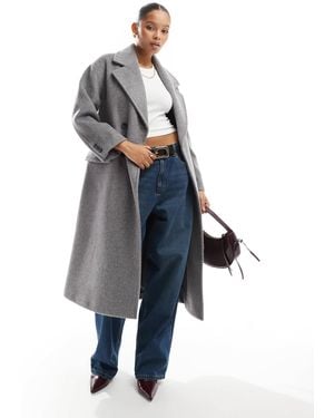 Stradivarius Oversized Coat - Blue