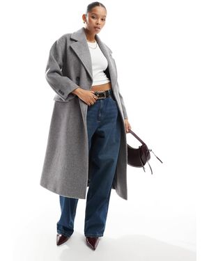 Stradivarius – weicher oversize-mantel - Blau