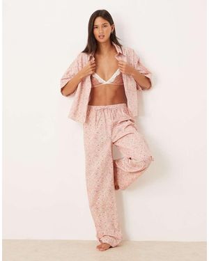 ASOS Mix & Match Woven Trouser - Pink