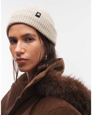 Collusion Logo Fisherman Beanie - Brown