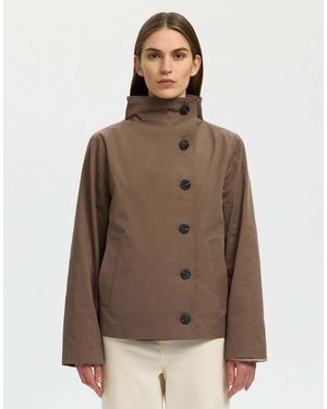 SELECTED – trenchcoat - Braun