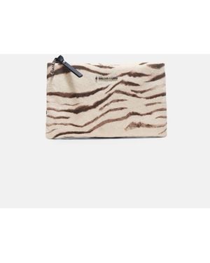 Stradivarius Printed Flat Wash Bag - Natural