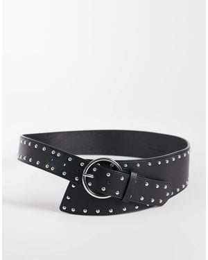 Vero Moda Studded Waist Belt - Black