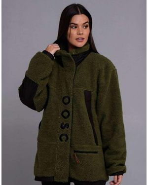 OOSC Sherpa Fleece Jacket - Brown