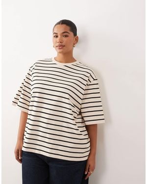 ARRANGE Curve Oversized Premium Heavy Weight T-shirt - Multicolor