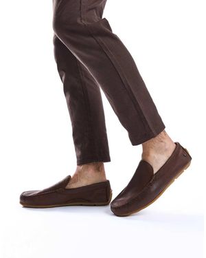 Base London Moss Driver Mocc - Brown